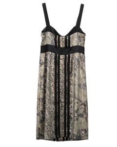 Diane Von Furstenberg „Ariba“-Paillettenkleid aus silbernem Polyester