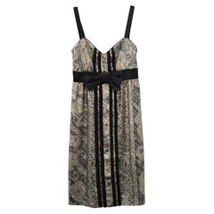 Diane Von Furstenberg „Ariba“-Paillettenkleid aus silbernem Polyester