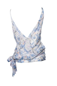 Diane von Furstenberg, Top asimmetrico color crema