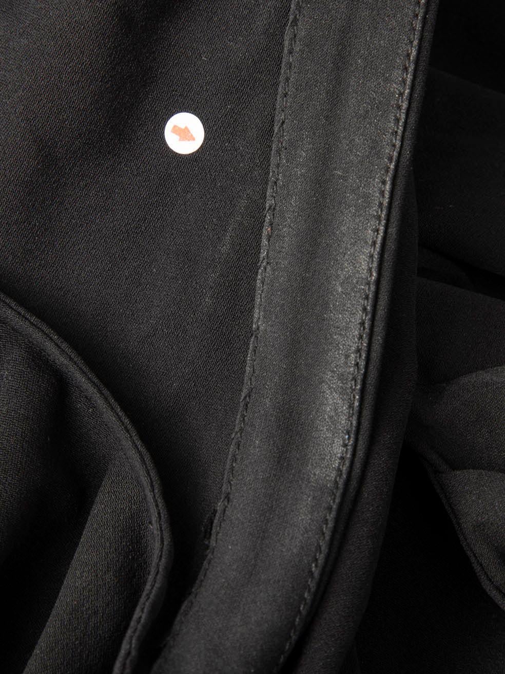Diane Von Furstenberg - Robe noire à boutons et longueur genou, taille S en vente 1
