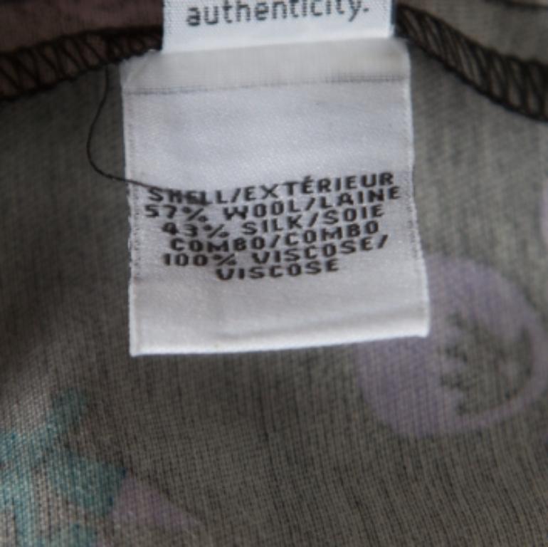 Diane von Furstenberg - Vestito a portafoglio Jewell in lana e seta con stampa floreale M. in vendita 1