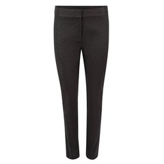 Diane von Furstenberg Pantalón Slim Fit Glitter Negro Talla M