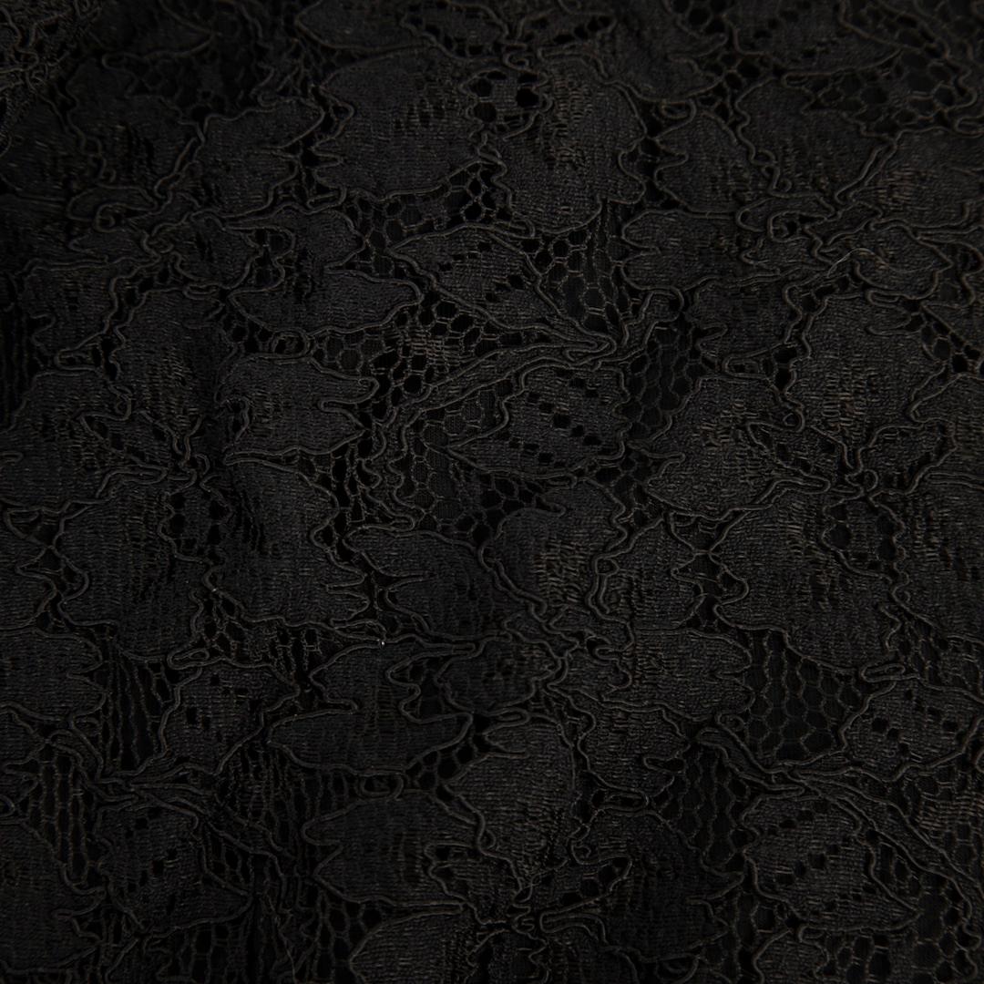 Diane Von Furstenberg Black Lace Bodycon Dress Size M In New Condition In London, GB