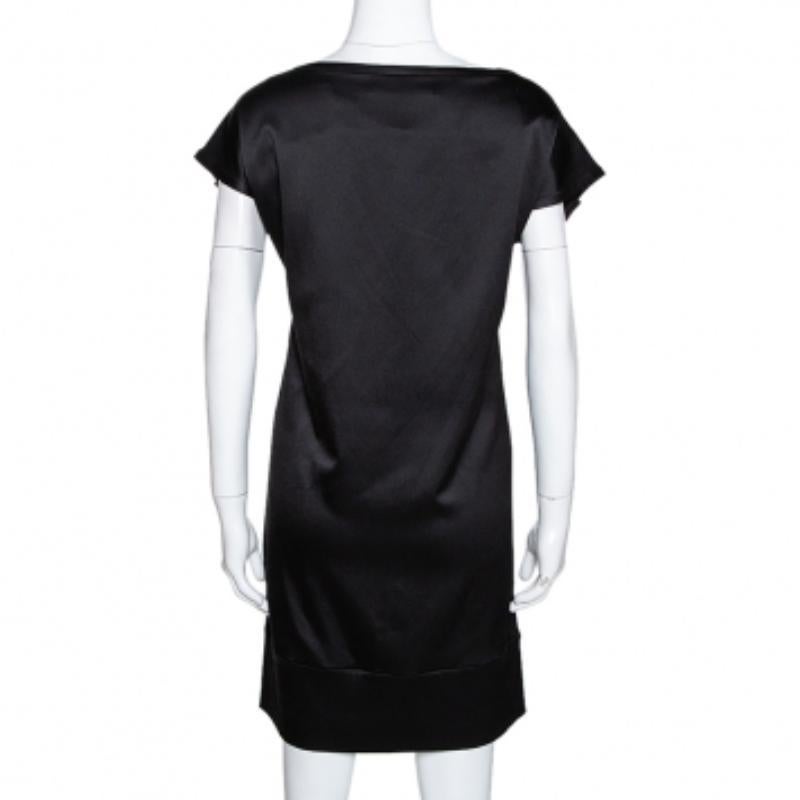 Nero Diane von Furstenberg - Vestito a turni in seta nera Von Furstenberg M. in vendita