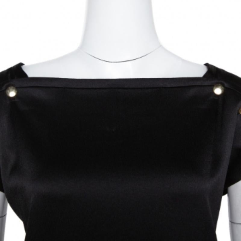 Diane von Furstenberg - Vestito a turni in seta nera Von Furstenberg M. In condizioni buone in vendita a Dubai, Al Qouz 2
