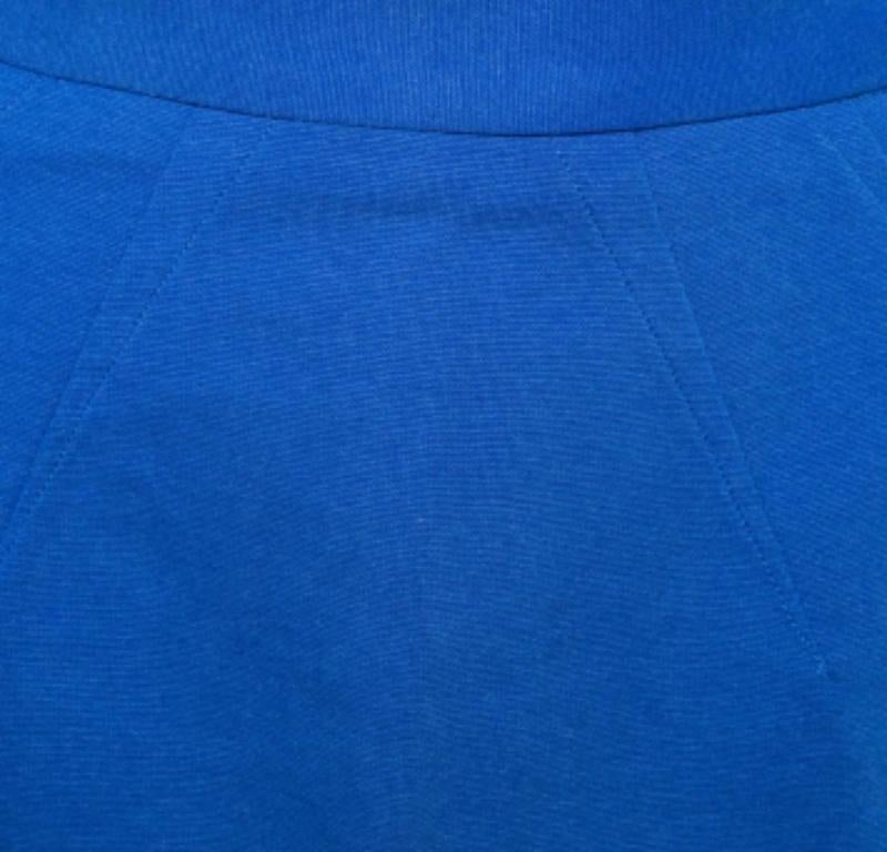 Diane von Furstenberg Falda Courgarette de Punto de Algodón Azul L en venta 3