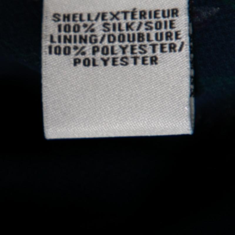 Diane von Furstenberg - Top senza maniche con stampa floreale plissettata sul davanti L. In condizioni ottime in vendita a Dubai, Al Qouz 2