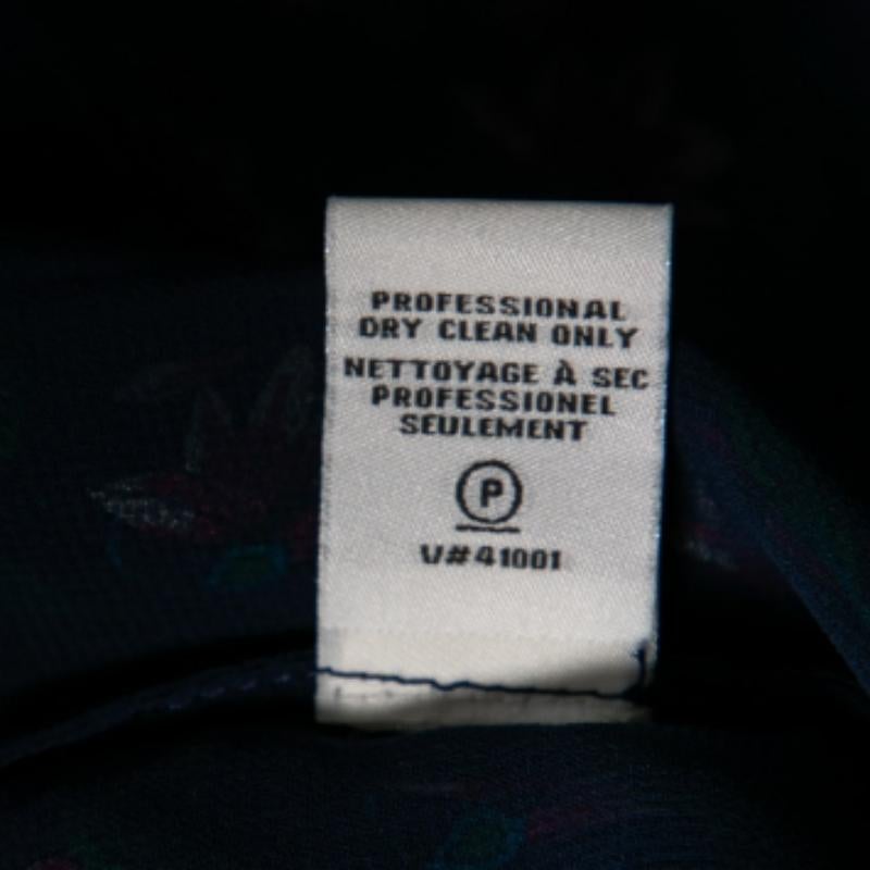 Diane von Furstenberg - Top senza maniche con stampa floreale plissettata sul davanti L. in vendita 1