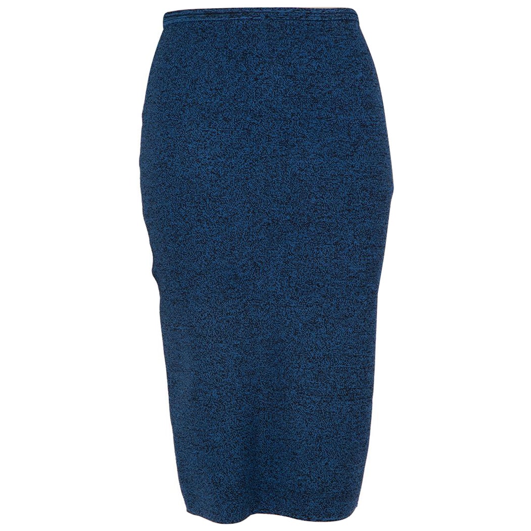 Gonna midi a matita blu di Diane von Furstenberg taglia S