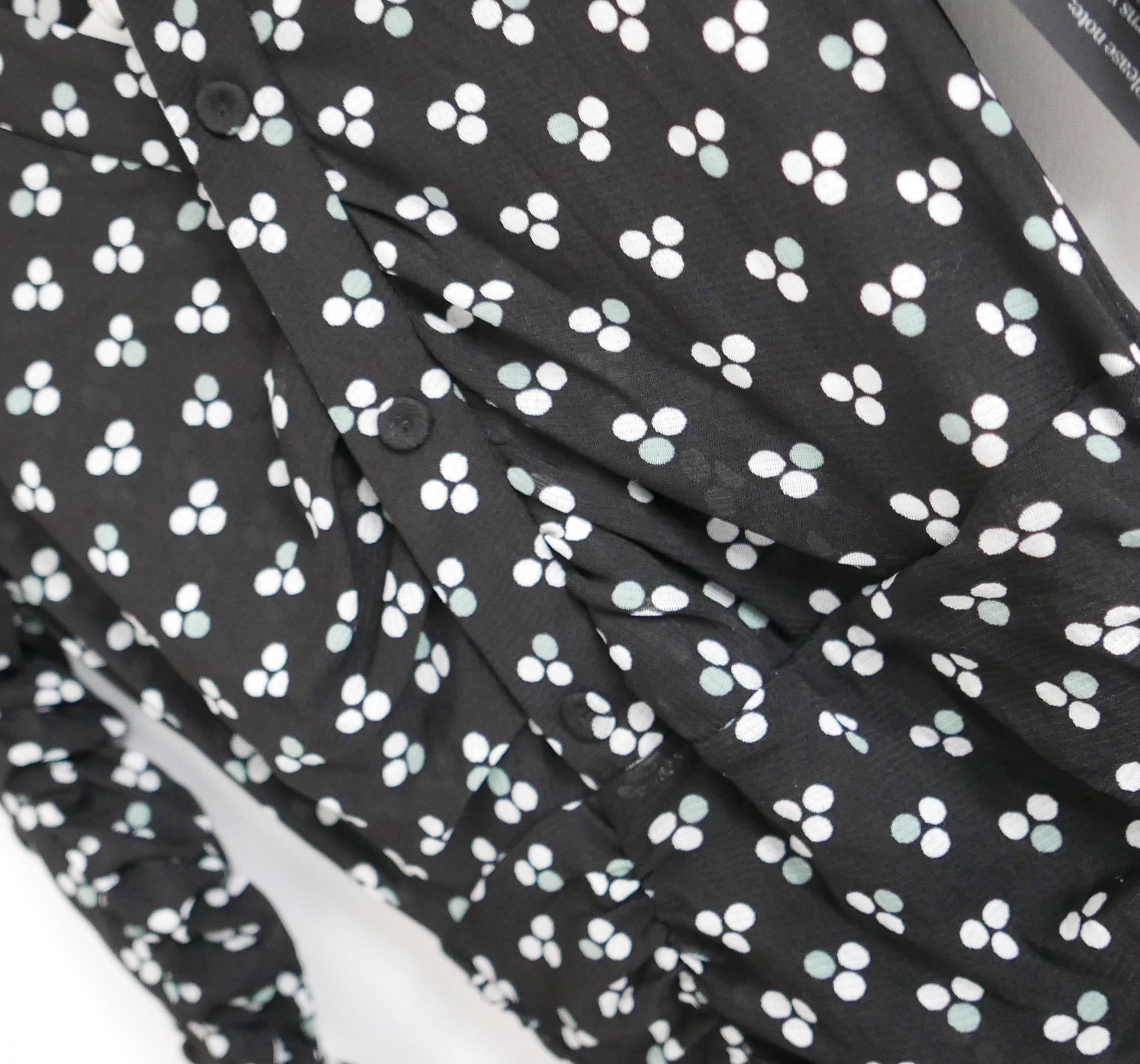 Diane Von Furstenberg Briella ruched mesh dress In New Condition For Sale In London, GB