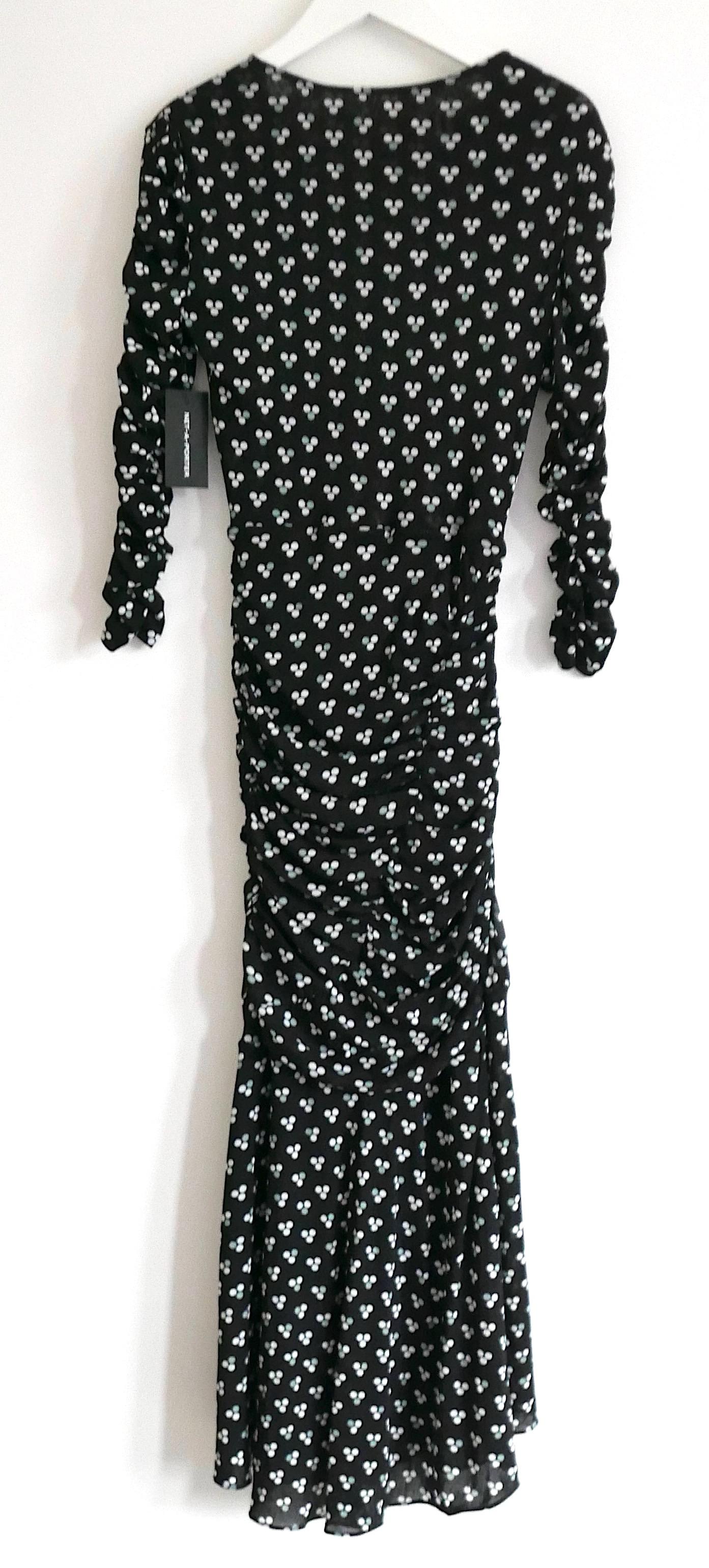 Women's Diane Von Furstenberg Briella ruched mesh dress For Sale