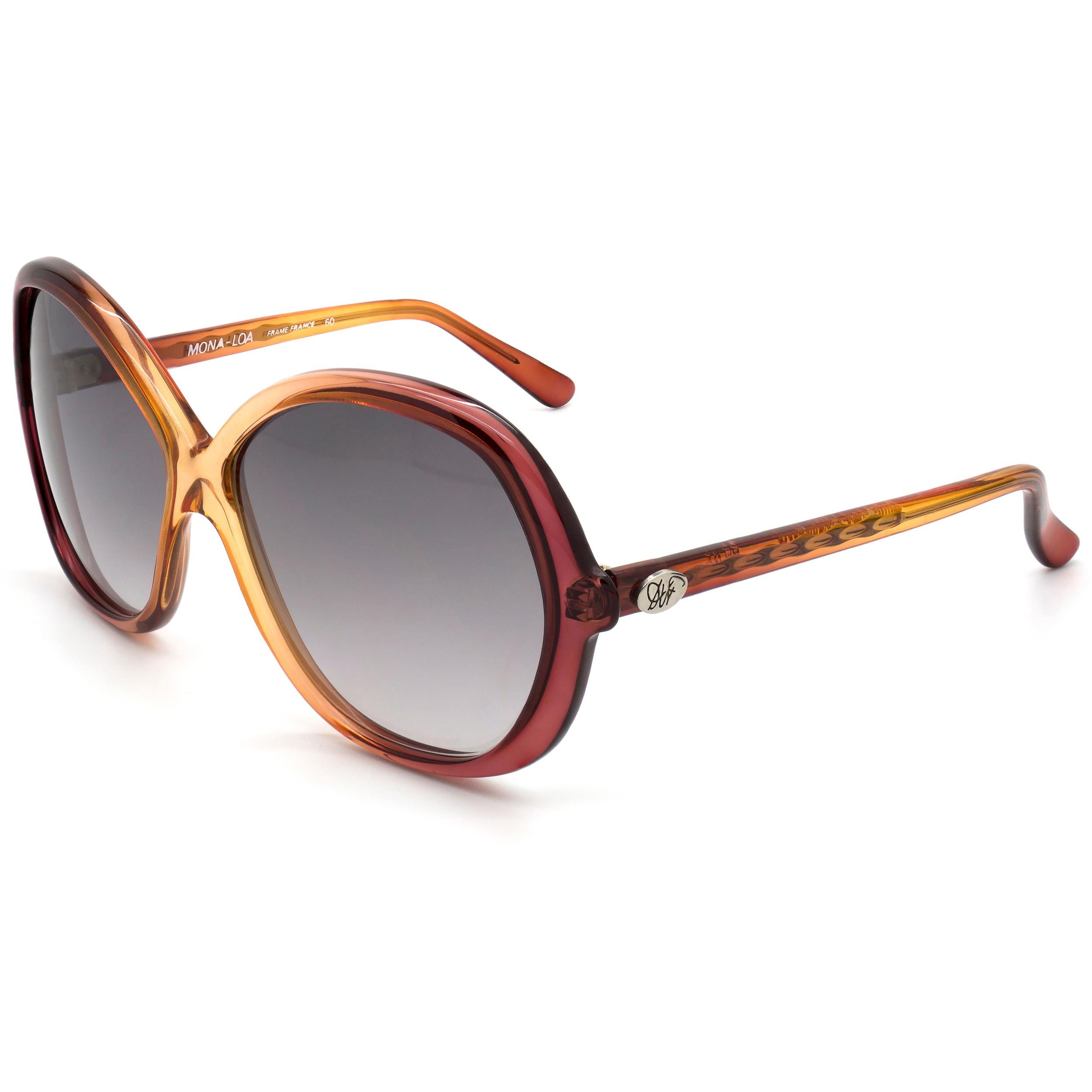 Women's Diane von Furstenberg butterfly vintage sunglasses, France 70s
