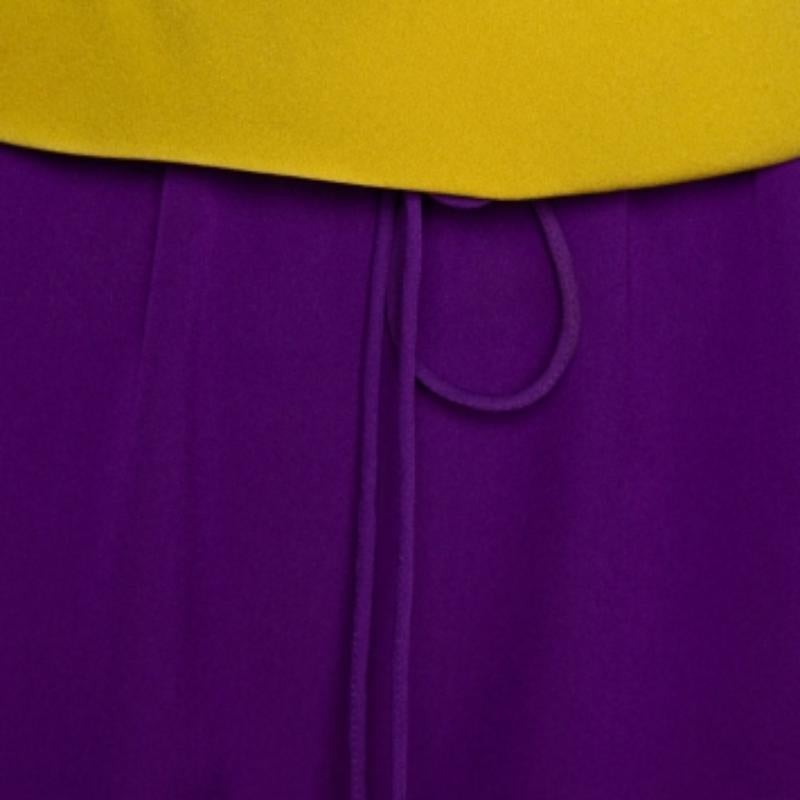 Diane von Furstenberg - Romper in crepe di seta a blocchi di colore - S In condizioni buone in vendita a Dubai, Al Qouz 2