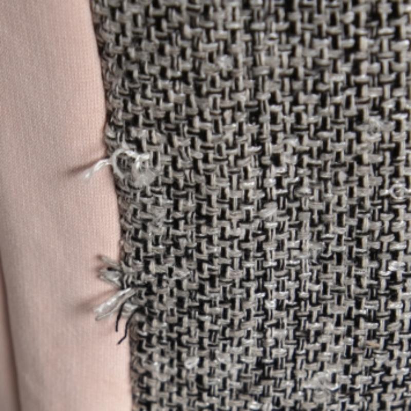 Diane von Furstenberg - Robe Katherine en crêpe et tweed à empiècements colorés M Pour femmes en vente
