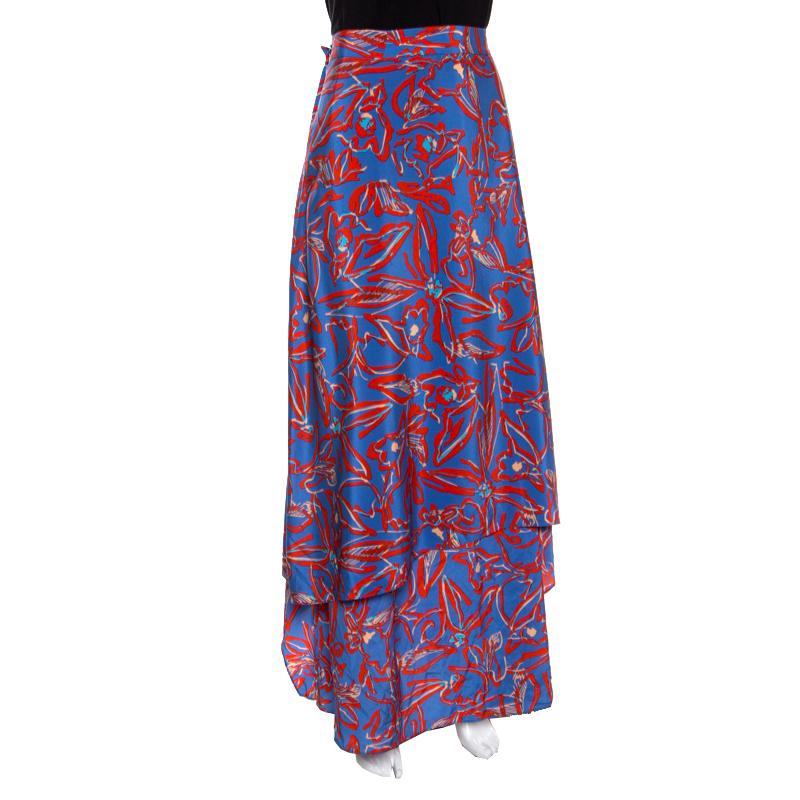 diane von furstenberg silk skirt