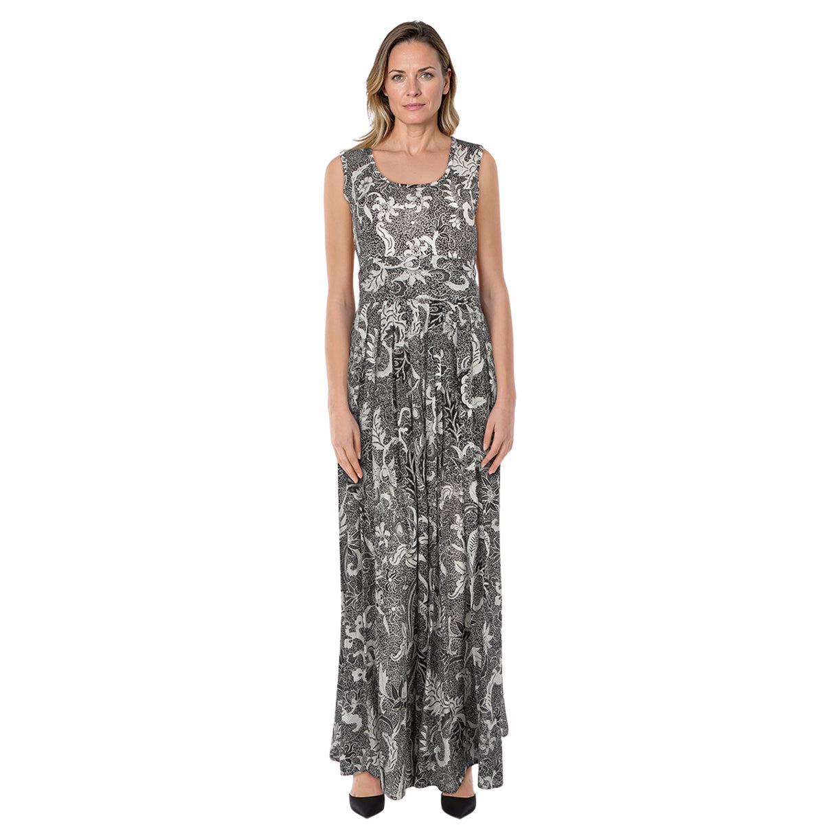 Diane von Furstenberg Robe longue sans manches à motif floral Taille M