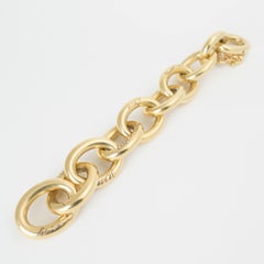 Diane Von Furstenberg for H. Stern "Sutra" 18K Large Gold Link Bracelet