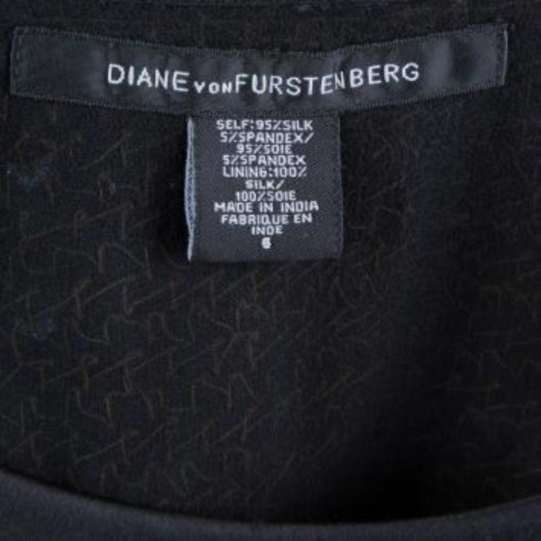 Robe sans manches Diane von Furstenberg ornée de sequins dorés M en vente 5