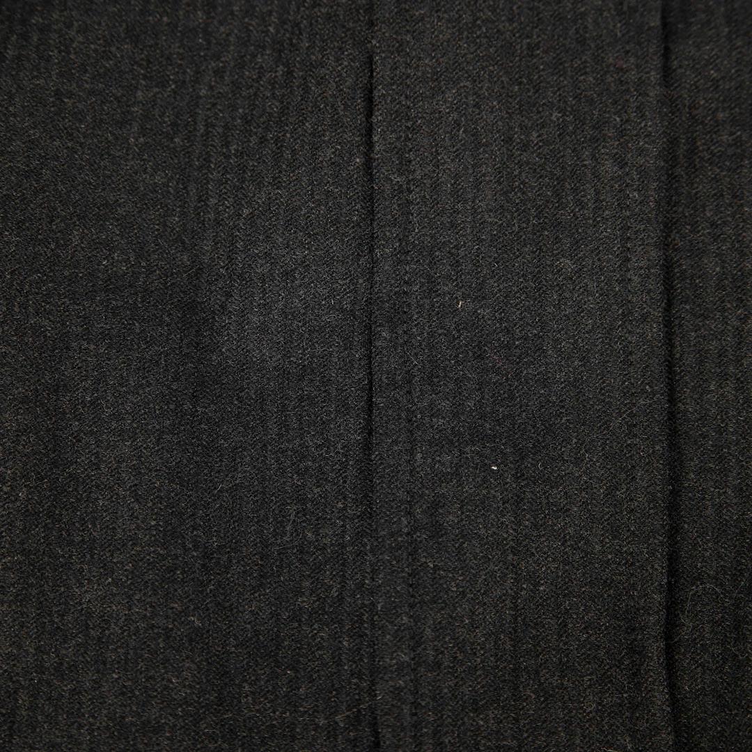 Noir Diane Von Furstenberg - Robe portefeuille grise en laine longueur genou, taille M en vente