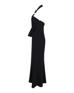 Diane von Furstenberg Halter Gown in Black Polyester
