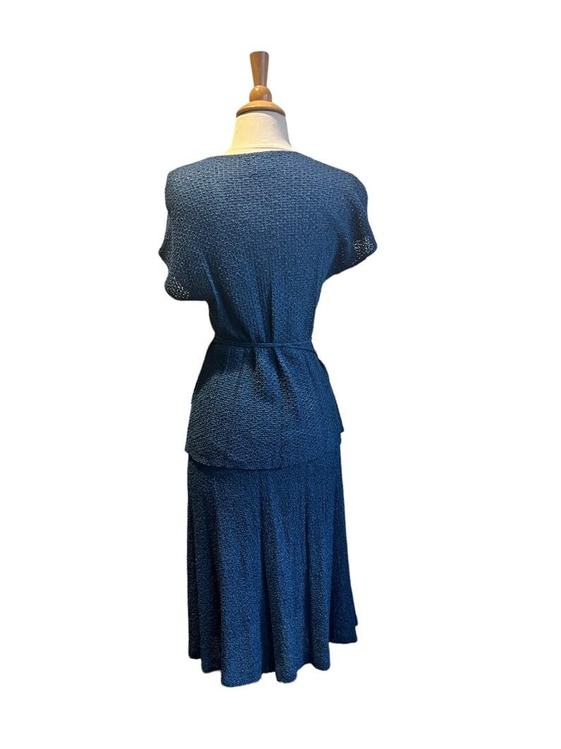 Women's Diane Von Furstenberg knit blouse & skirt set, Circa 1970s For Sale