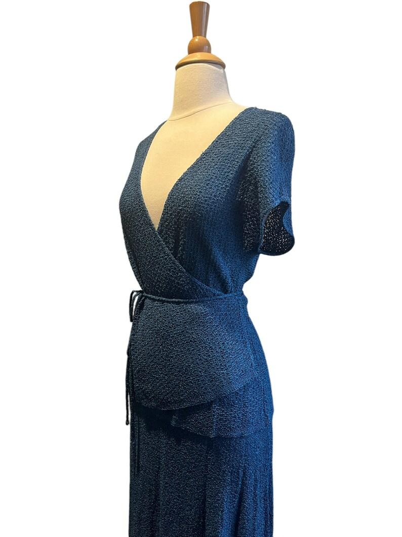 Diane Von Furstenberg knit blouse & skirt set, Circa 1970s For Sale 2