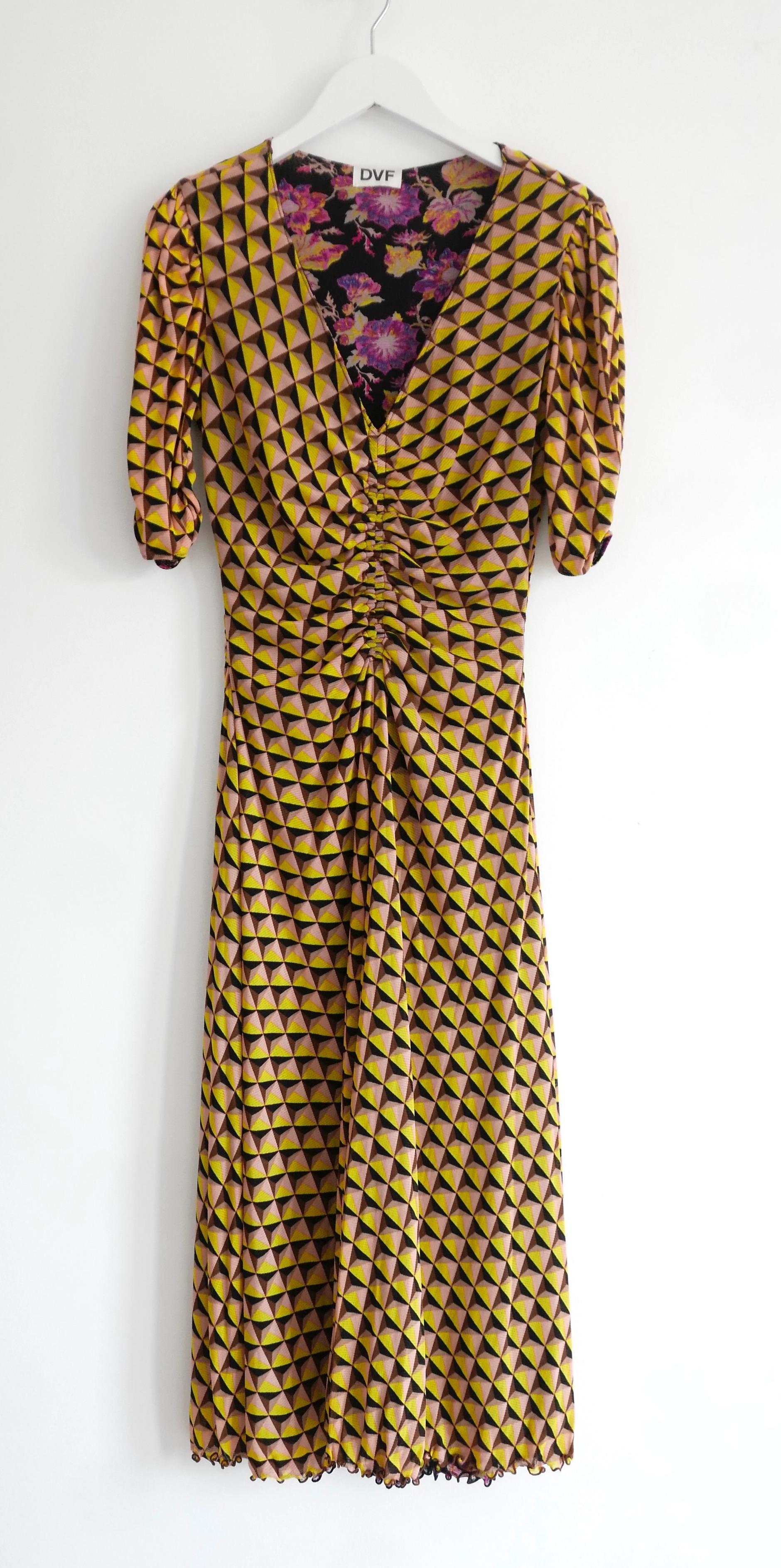 Diane Von Furstenberg Koren Reversible Dress In New Condition For Sale In London, GB