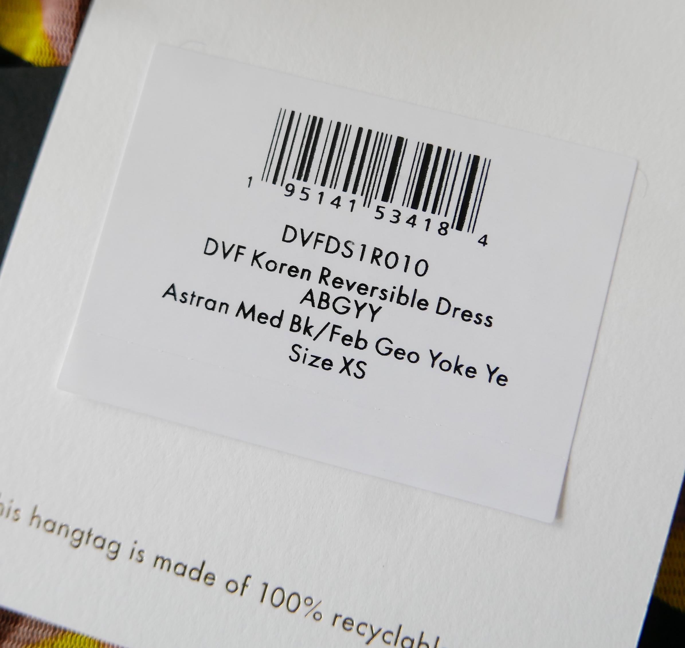 Diane Von Furstenberg Koren Reversible Dress For Sale 4