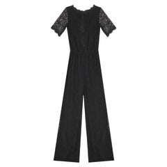 Diane Von Furstenberg Lace Open Back Jumpsuit