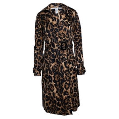 Diane Von Furstenberg, leopard printed trench coat