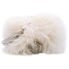 Diane von Furstenberg Love Power Shearling Saddle Bag