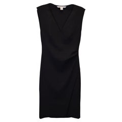 Diane Von Furstenberg „Megan“-Kleid aus schwarzem Polyester