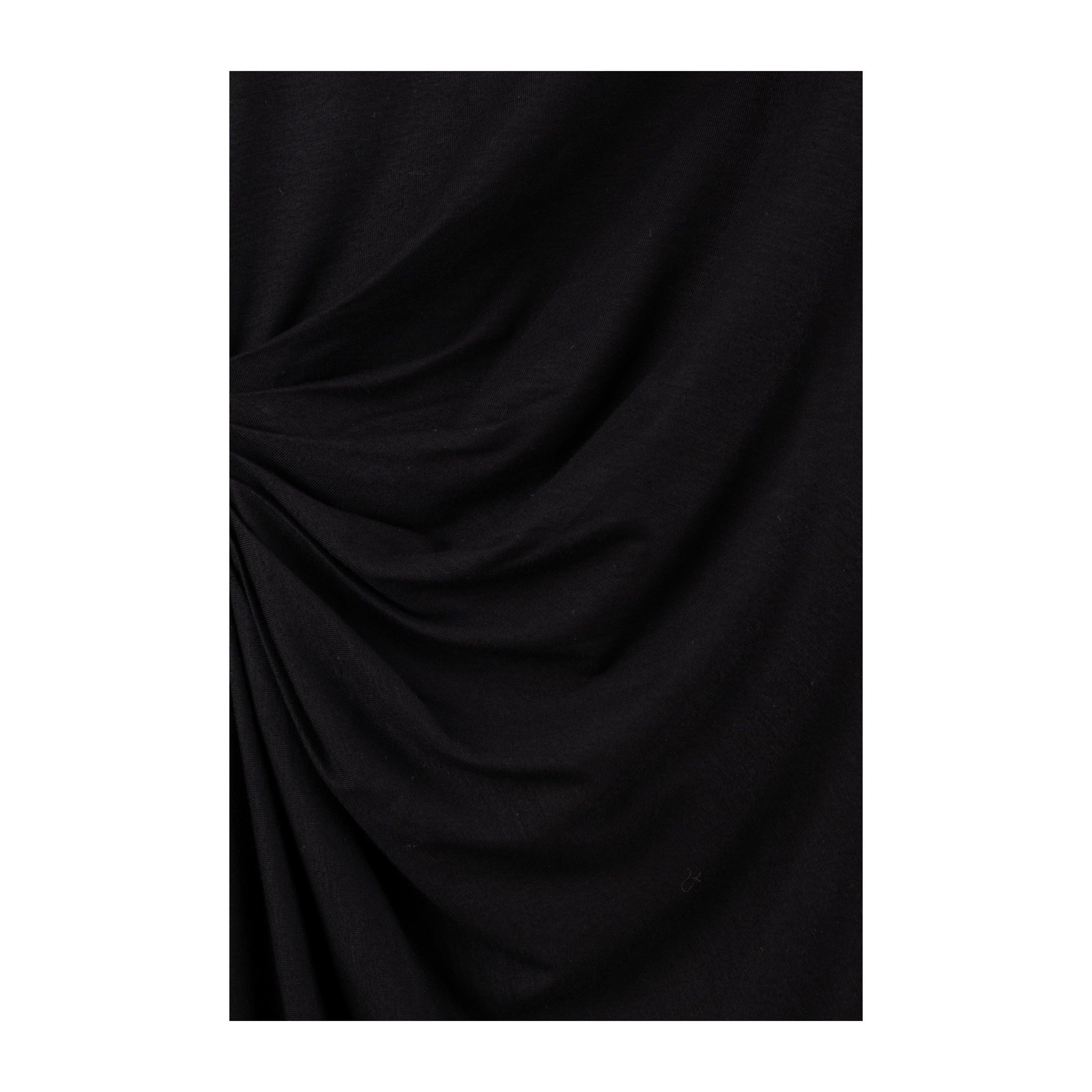Black Diane Von Furstenberg Midi Dress - '10s For Sale