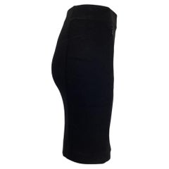 Mini-jupe moulante Diane Von Furstenberg en viscose noire