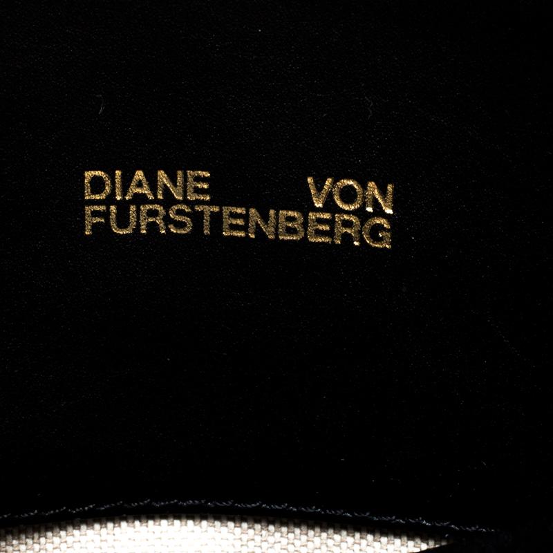 Diane Von Furstenberg Multicolor Leather Small Front Flap Satchel 3