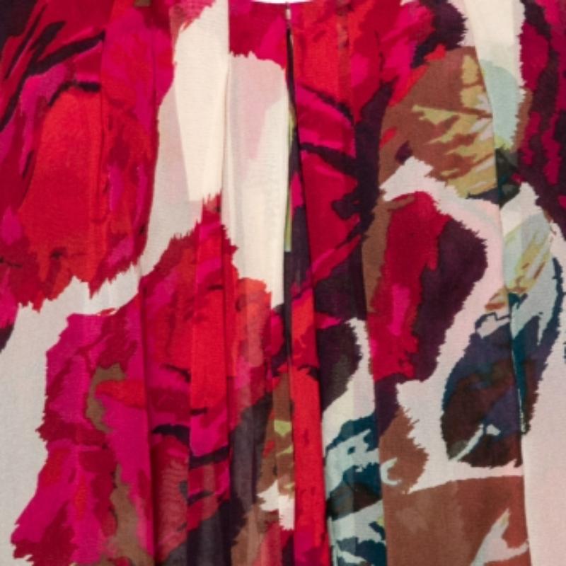 Diane von Furstenberg Mehrfarbig Bedrucktes Elenka Minikleid aus Seide S im Zustand „Hervorragend“ im Angebot in Dubai, Al Qouz 2