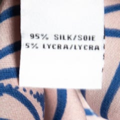 Diane von Furstenberg Chemisier en soie imprimée multicolore à fermeture par boutons-pression S