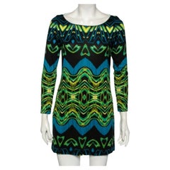 Used Diane von Furstenberg Multicolor Printed Silk Tacita Tunic Dress S