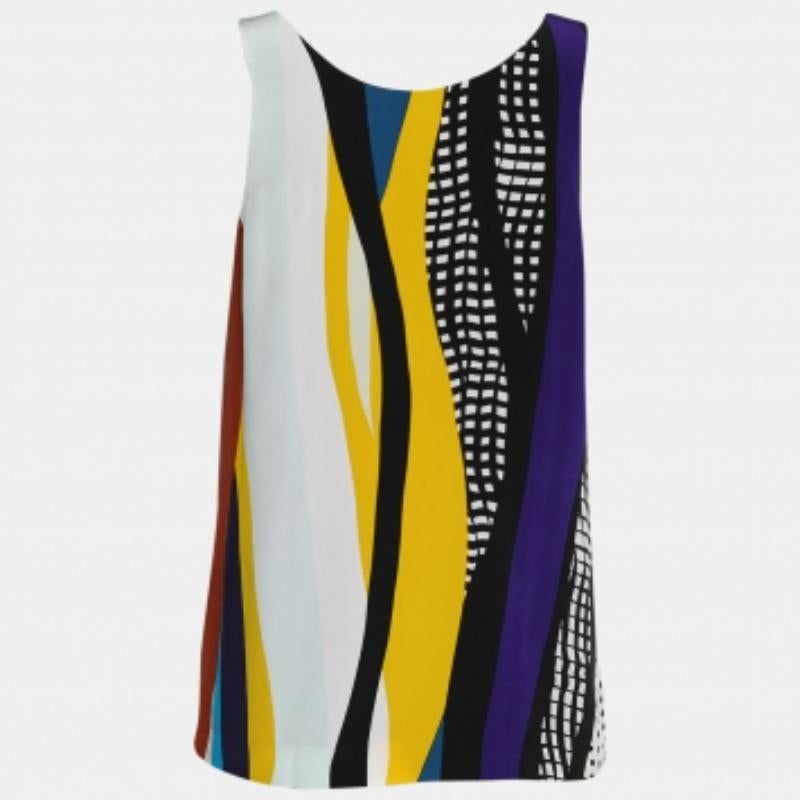Realizzato con un mix di materiali di qualità, questo top di Diane von Furstenberg aggiungerà un tocco colorato al tuo abbigliamento. È impreziosito da paillettes e presenta un taglio senza maniche. Abbinalo a jeans o gonne per un look chic.