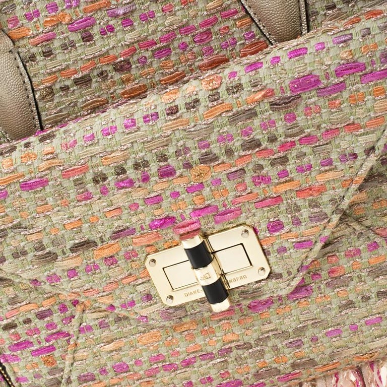 Mini-jupe En Laine Diane Von Furstenberg - Taille 40 (US 2) - Tartan Multicolore - Neuve Avec étiquettes