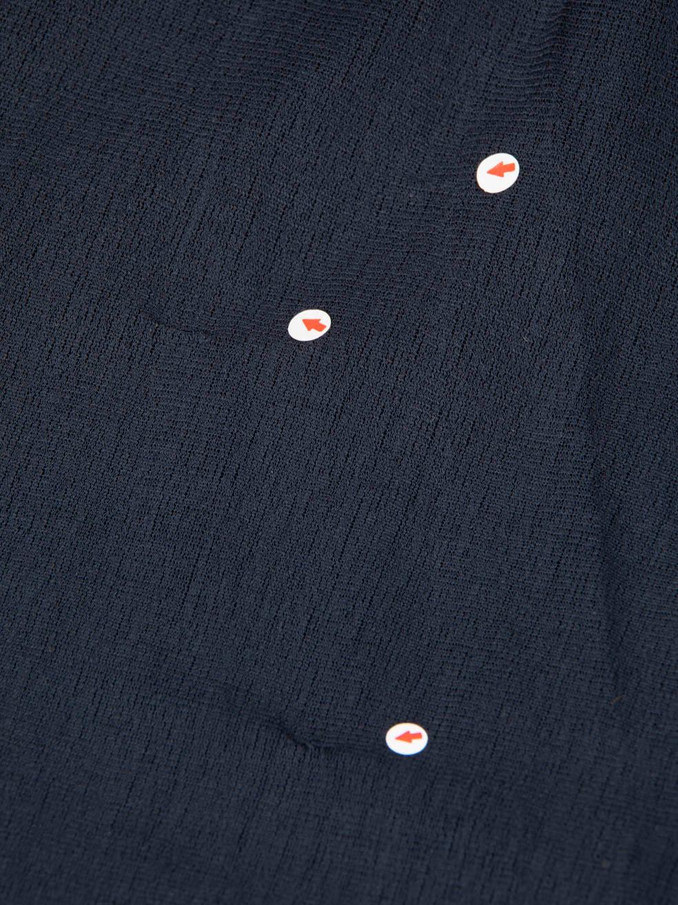 Diane Von Furstenberg Navy V-Neck Wrap Dress Size S 3