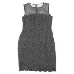 Abito in pizzo Nisha di Diane Von Furstenberg in rayon nero