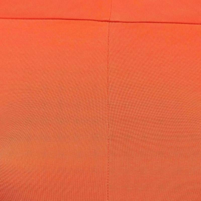 Diane von Furstenberg - Mini robe bodycon en tricot extensible orange XS Bon état - En vente à Dubai, Al Qouz 2