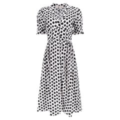 Diane Von Furstenberg Polka-Dot Cotton Dress
