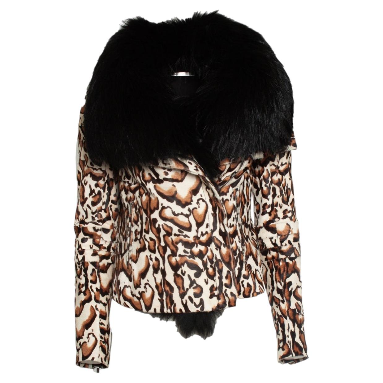 Diane von Furstenberg, Ponyskin-Mantel im Angebot