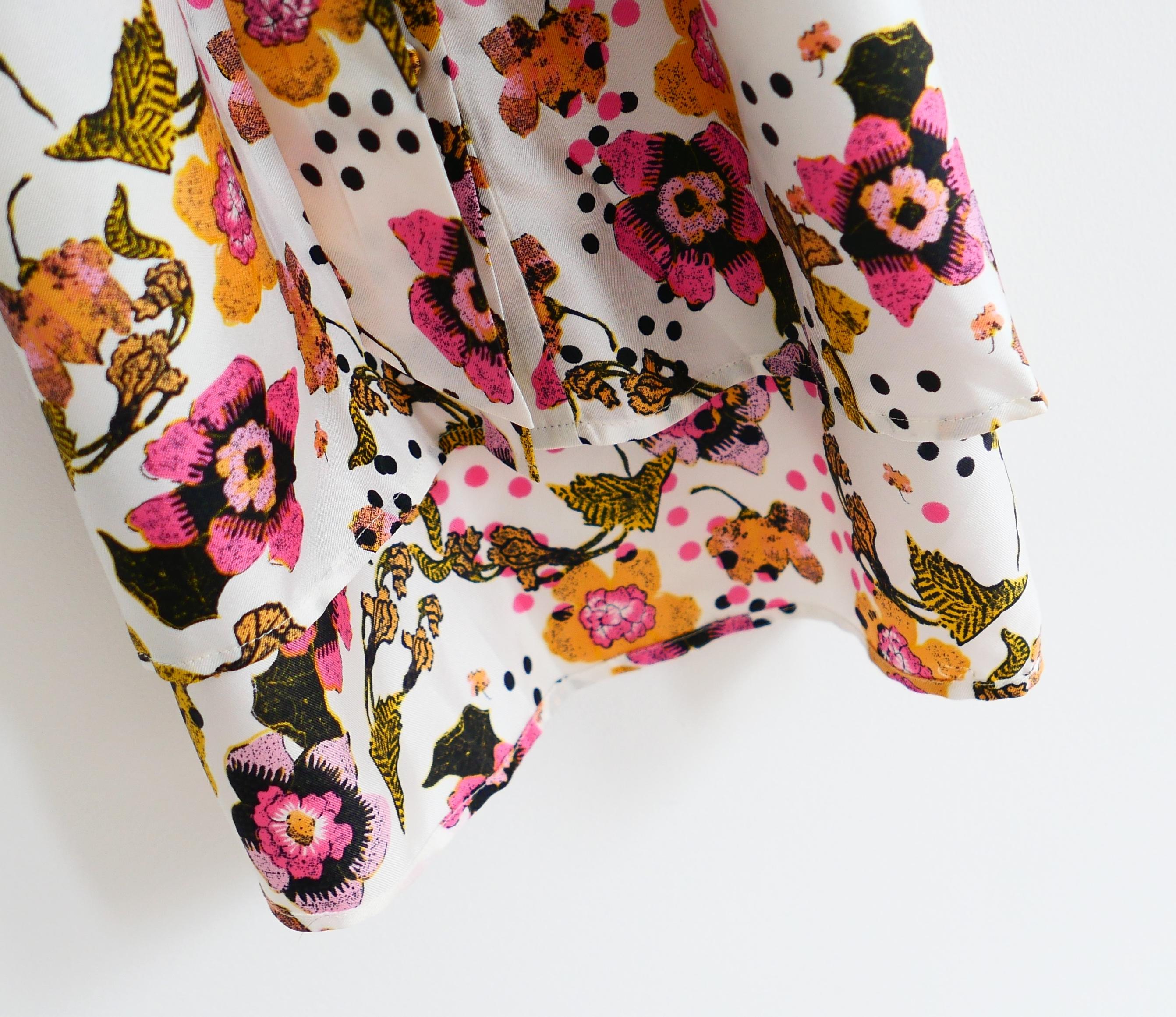 Beige Diane von Furstenberg - Robe à fleurs Prita en vente