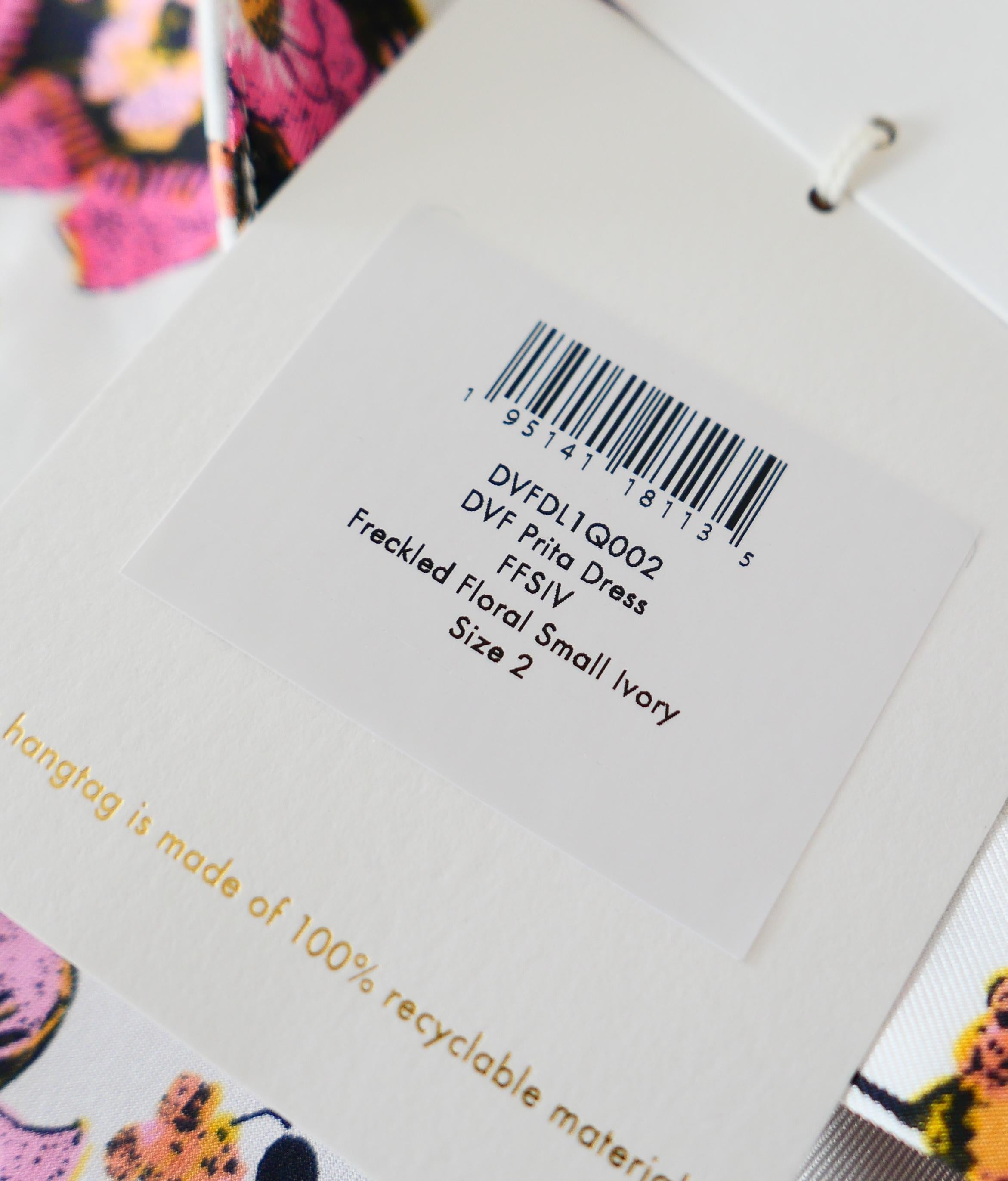 Diane von Furstenberg - Robe à fleurs Prita en vente 2