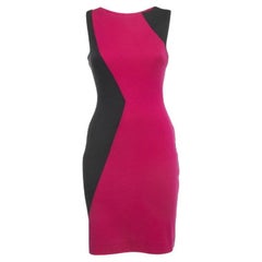 Diane Von Furstenberg Purple Wool Sleeveless Mini Dress S