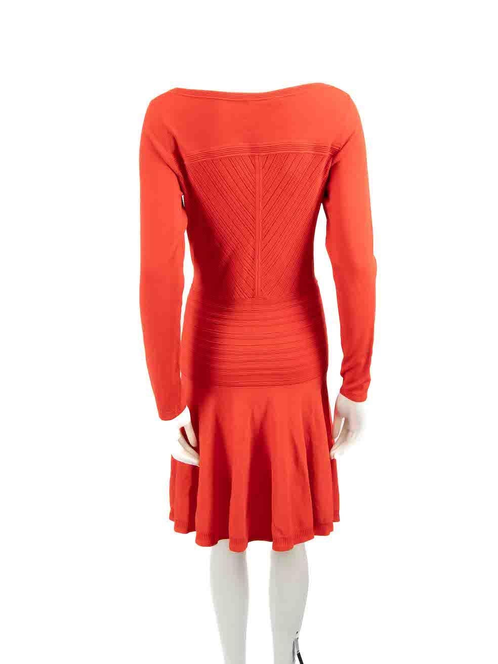 Rouge Diane Von Furstenberg - Robe rouge Delta longueur genou, taille S en vente