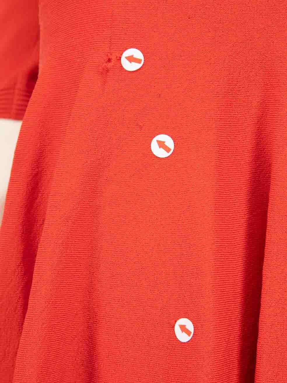 Diane Von Furstenberg - Robe rouge Delta longueur genou, taille S en vente 1